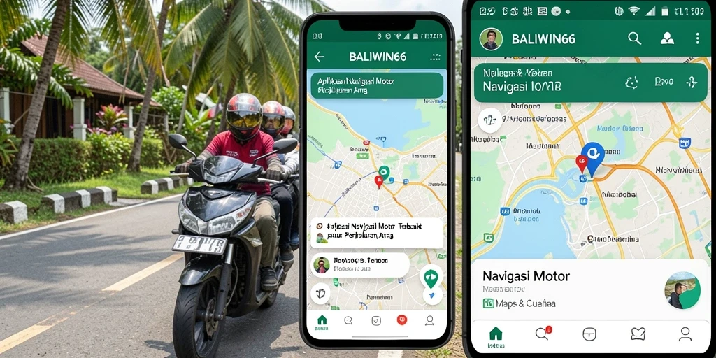 Antarmuka aplikasi BALIWIN66 yang user-friendly untuk navigasi motor.