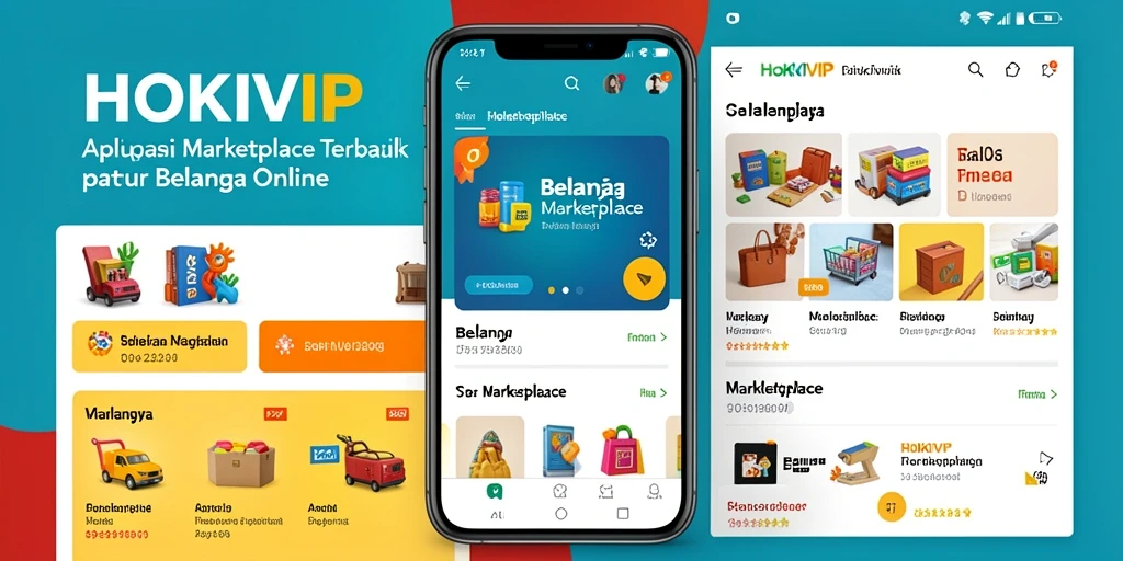 Antarmuka pengguna HOKIVIP yang menarik dan fungsional untuk belanja online.