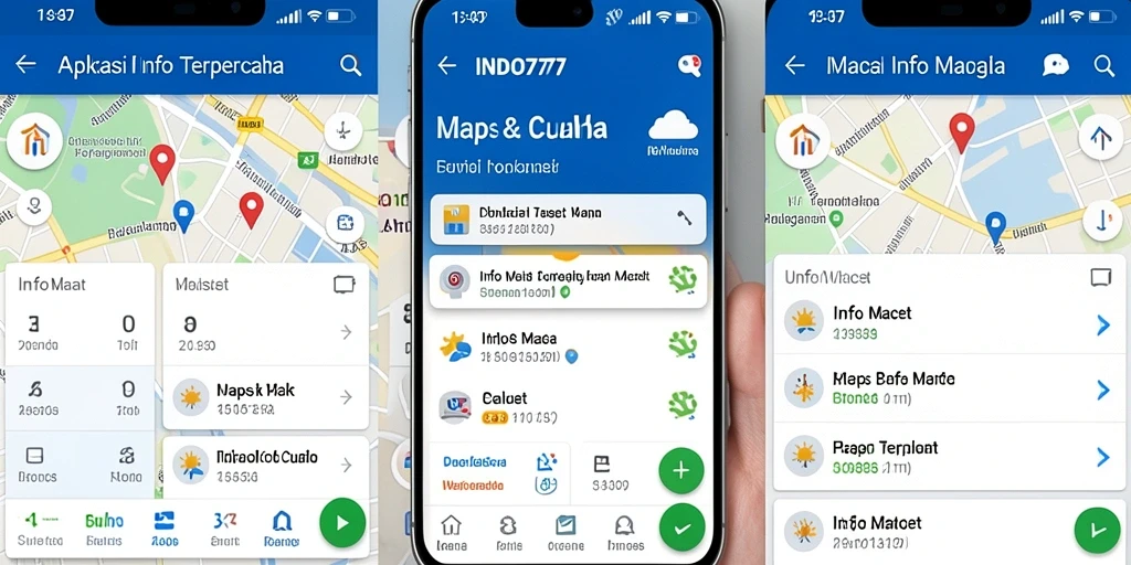 Tampilan antarmuka INDO777 dengan informasi lalu lintas terkini.