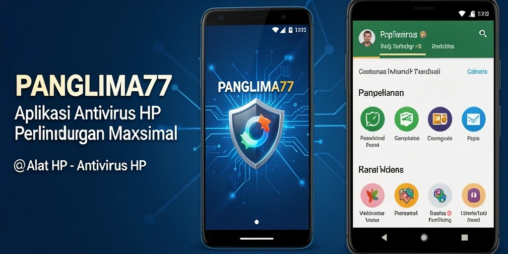 Tampilan antarmuka aplikasi PANGLIMA77 yang sederhana dan fungsional.