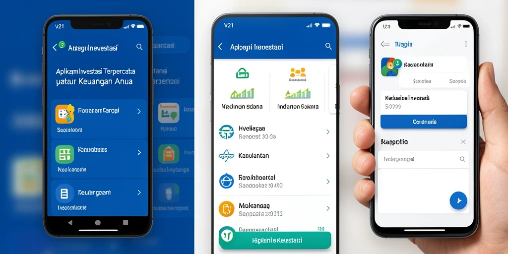 Antarmuka pengguna <strong>V21</strong> yang intuitif dan mudah digunakan untuk investasi.