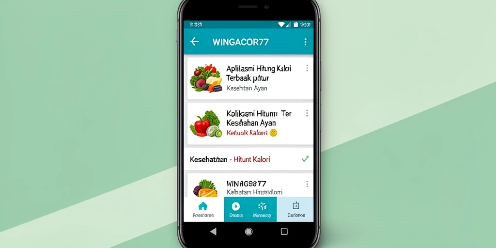 Tampilan antarmuka WINGACOR77 yang menarik dan mudah digunakan untuk menghitung kalori.